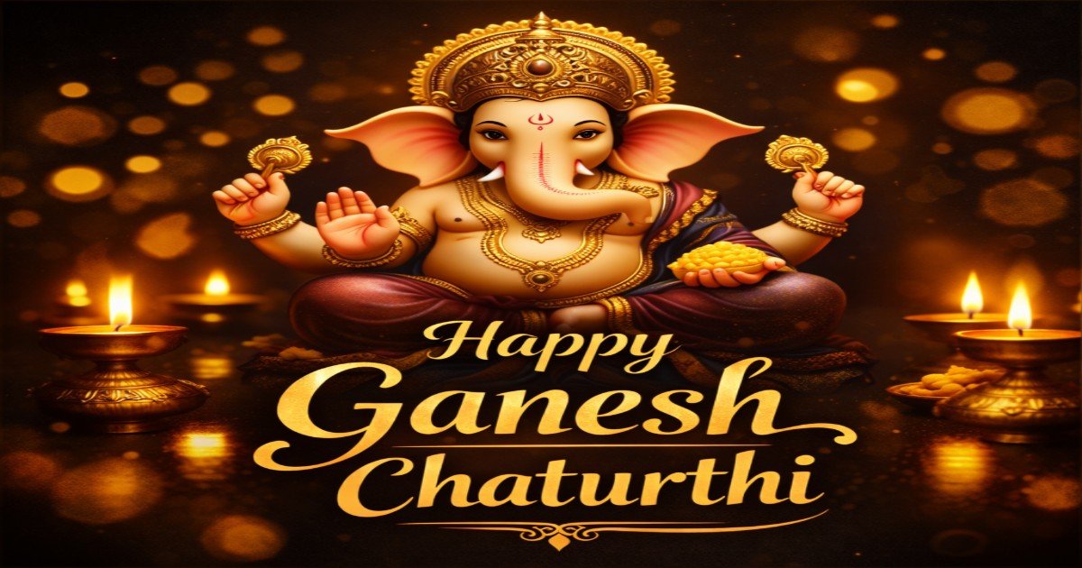 Ganesh Chaturthi Wishes 2026 modern Lord Ganesha festival image