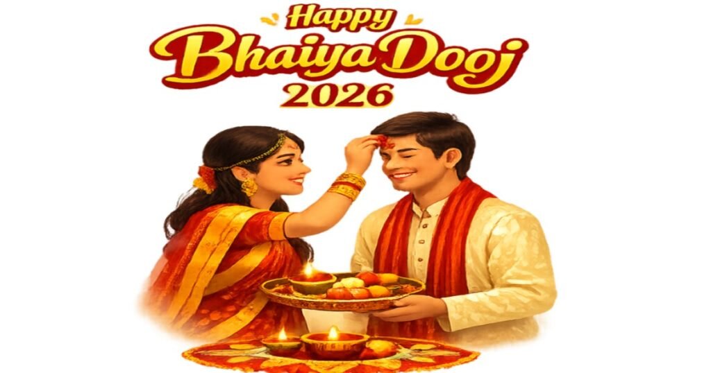 Happy Bhaiya Dooj wishes 2026 brother sister festival celebration
