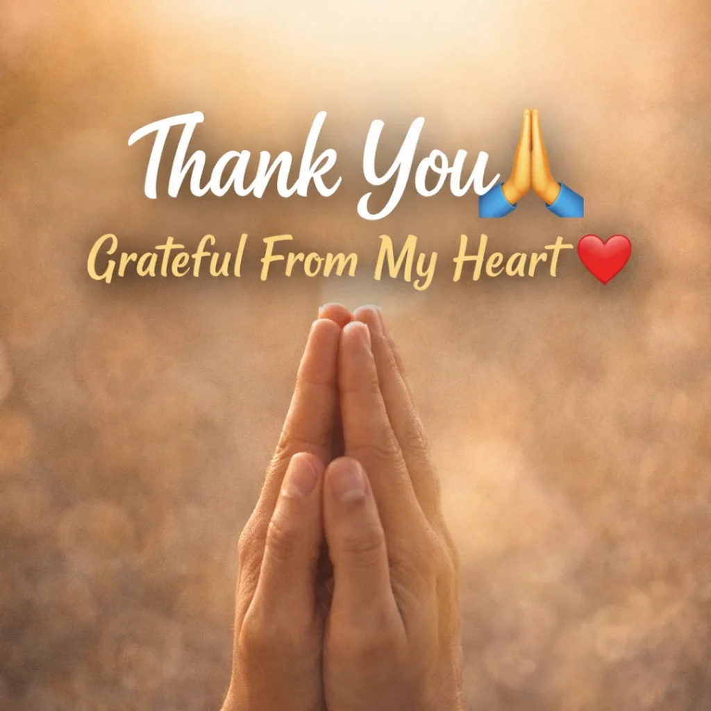 heartfelt thank you messages and gratitude wishes 2026 image