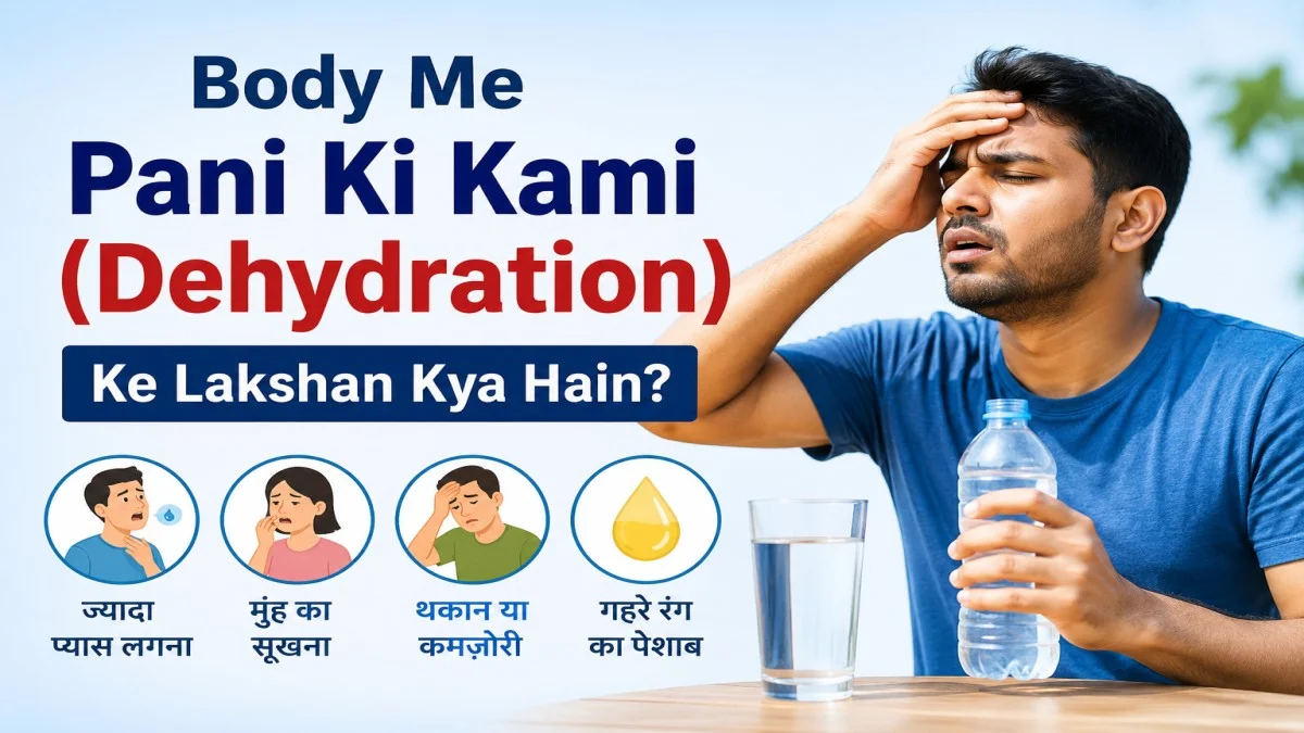 Body Me Pani Ki Kami Dehydration Ke Lakshan Kya Hain health awareness guide