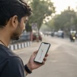 GPS Kaise Kaam Karta Hai showing smartphone navigation and location tracking technology
