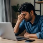 Long Screen Time Ka Health Par Kya Asar Padta Hai on eyes and daily routine during prolonged laptop use