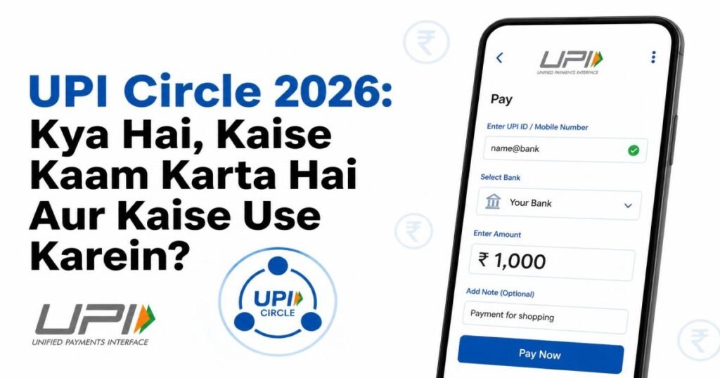 UPI Circle 2026 kya hai aur kaise kaam karta hai