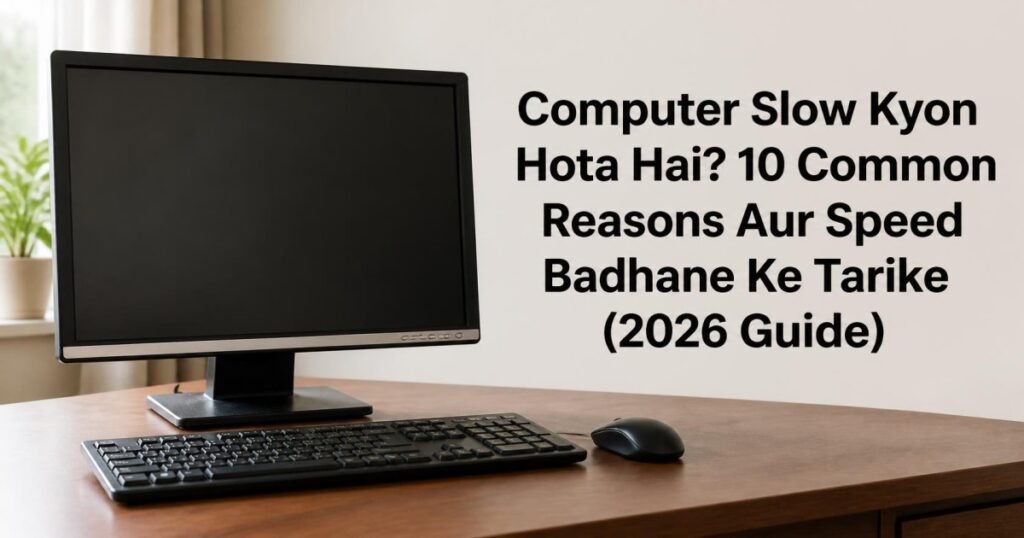 Computer slow kyon hota hai Ke 10 Common Reasons