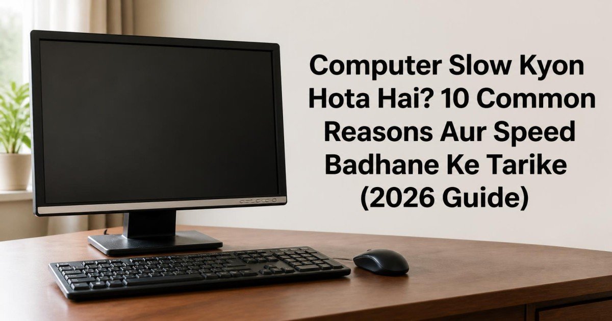 Computer slow kyon hota hai Ke 10 Common Reasons